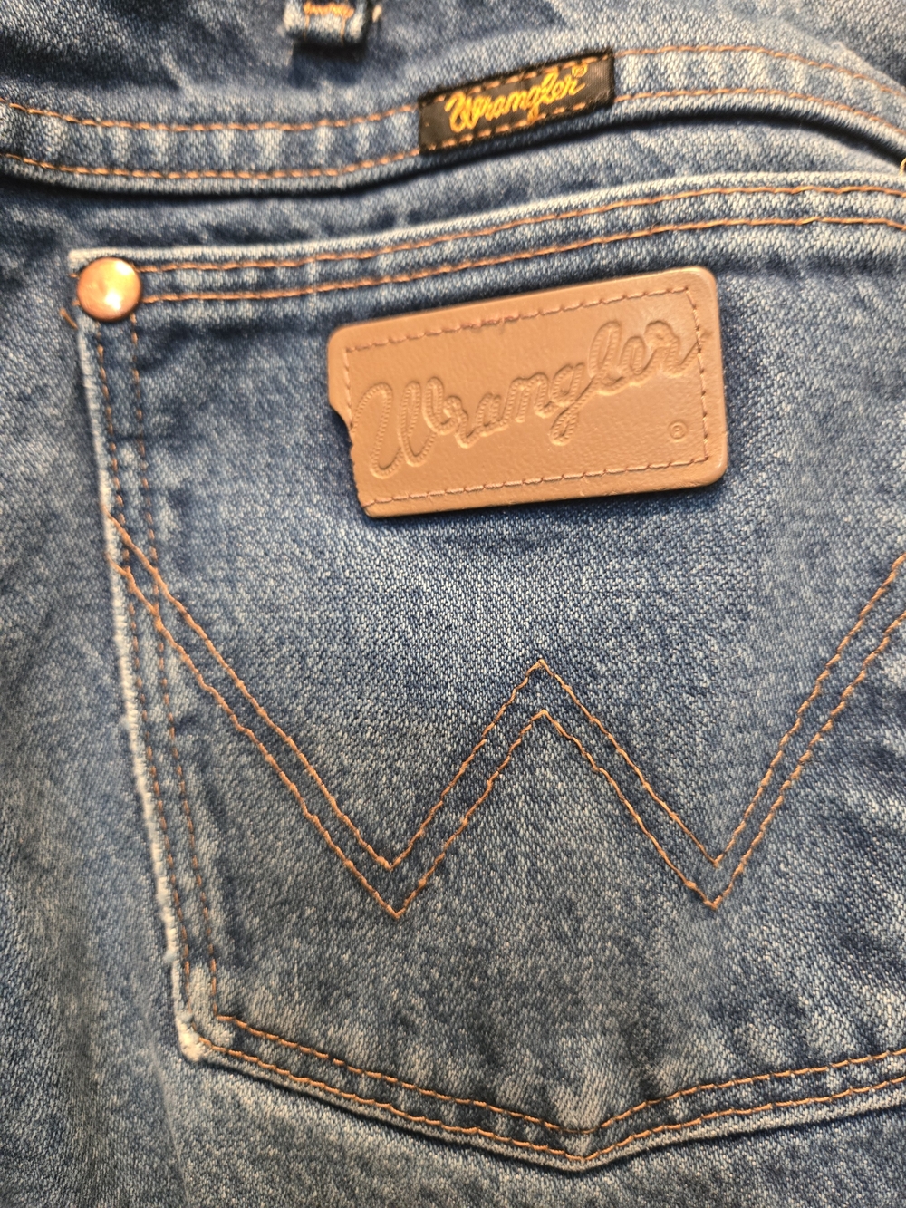 Wrangler Men' 936 Straight-Leg Indigo Denim Jeans - Picture 5 of 12